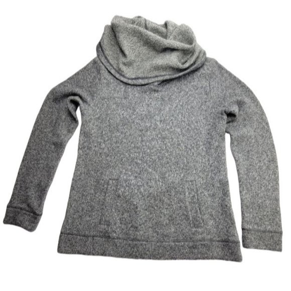 J. Crew WOMENS M Wool Blend Cowl Neck Sweater Gray Pullover - Picture 1 of 9